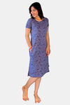 Sweetmoon Long T Shirt Nightdress - Purple — thumbnail 3
